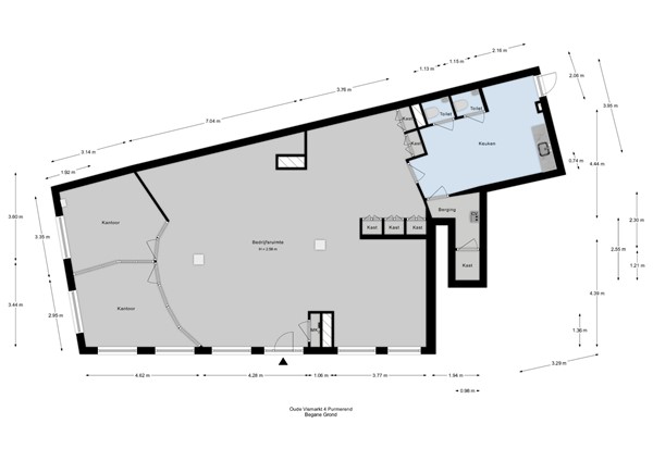 Floorplan - Oude Vismarkt 4, 1441 AM Purmerend